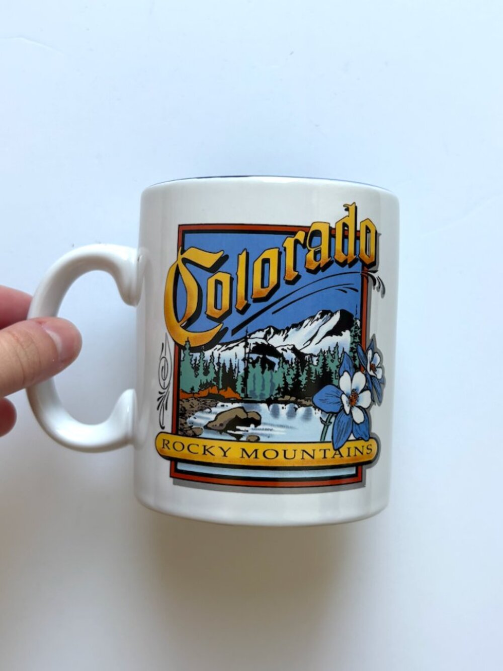 Vintage Colorado Rocky Mountain Mug